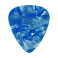 thumbnail image 1 of Exotic Plectrums - Celluloid Light Blue Pearl Guitar Or Bass Pick - 1.2 mm Extra Heavy Gauge - 351 Shape - 24 Pack, 1 of 3