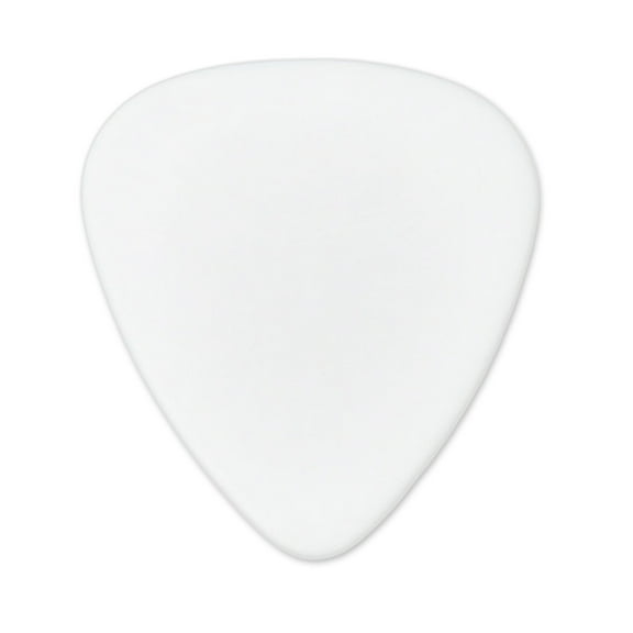 Exotic Plectrums - Celluloid White Guitar Or Bass Pick - 0.71 mm Medium Gauge - 351 Shape - 50 Pack