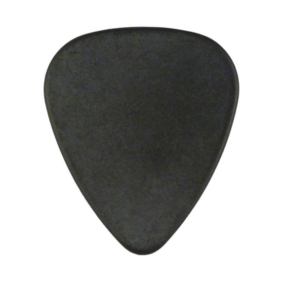 Exotic Plectrums - Delrin Black Guitar Or Bass Pick - 0.73 mm Medium Gauge - Premium Made In USA - 351 Shape - 1 Pack