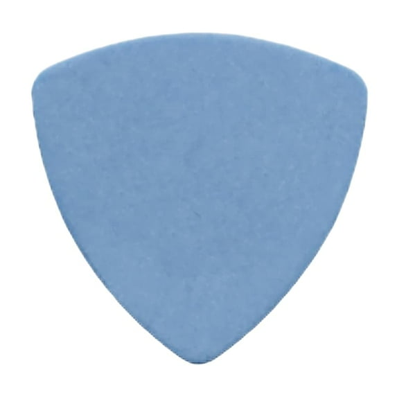 Exotic Plectrums - Delrin Blue Guitar Or Bass Pick - 1.0 mm Heavy Gauge - Premium Made In USA - 346 Rounded Triangle Shape - 50 Pack