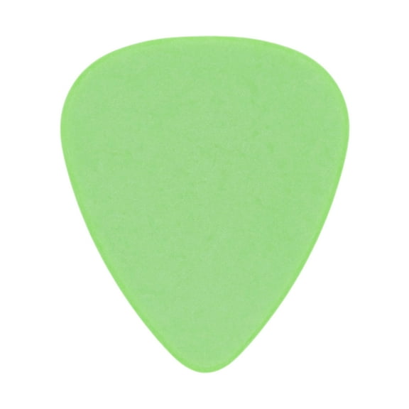 Exotic Plectrums - Delrin Light Green Guitar Or Bass Pick - 0.80 mm Medium Heavy Gauge - 351 Shape - 24 Pack