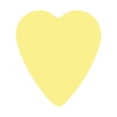 thumbnail image 1 of Exotic Plectrums - Delrin Yellow Guitar Or Bass Pick - 0.73 mm Medium Gauge - Premium Made In USA - 323 Heart Shape - 12 Pack, 1 of 1