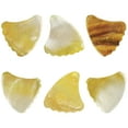 thumbnail image 1 of Exotic Plectrums - Gold Abalone Shell Guitar Or Bass Pick - 2.0 mm - Shark Fin Shape - Handmade Specialty Exotic Luxury Plectrum - 6 Pack, 1 of 6