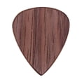 thumbnail image 1 of Exotic Plectrums - Walnut Wood Guitar Or Bass Pick - 1.5 mm Heavy Gauge - 351 Shape - Natural Finish Handmade Specialty Exotic Plectrum - 3 Pack New, 1 of 1