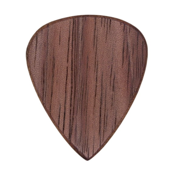 Exotic Plectrums - Walnut Wood Guitar Or Bass Pick - 1.5 mm Heavy Gauge - 351 Shape - Natural Finish Handmade Specialty Exotic Plectrum - 3 Pack New