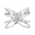 thumbnail image 1 of Exotic Puzzle Weave Quad Band Sterling Silver Ring-9, 1 of 6