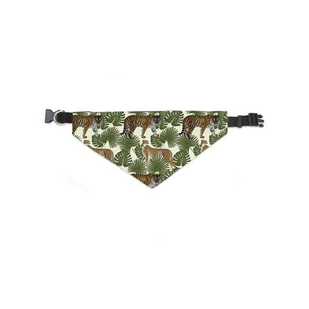 Exotic Safari Animals Pattern Bandana -Image by Shutterstock, Large