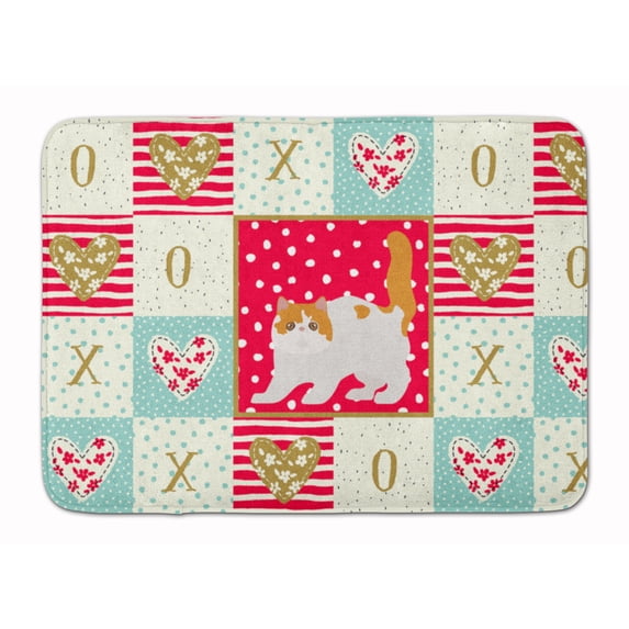 Exotic Shorthair #4 Cat Love Machine Washable Memory Foam Mat