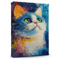 thumbnail image 1 of Exotic Shorthair Cat White Canvas Wall Art Animal Decor, Exotic Shorthair Cat White Canvas Prints Wild Animal Artwork for Living Room Bedroom Office 190HD343, 1 of 4