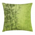 thumbnail image 1 of Exotic Throw Pillow Cushion Cover, Tropical Forest Rainforest Jungle Paradise Ecology Feng Shui Spa, Decorative Square Accent Pillow Case, 20 X 20 Inches, Pistachio Green Fern Green, by Ambesonne, 1 of 2