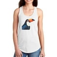 thumbnail image 1 of Exotic Toucan Racerback Tank Women -Annie Warren Designs, Female XX-Large, 1 of 4