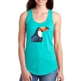 thumbnail image 1 of Exotic Toucan Racerback Tank Women -Annie Warren Designs, Female XX-Large, 1 of 4