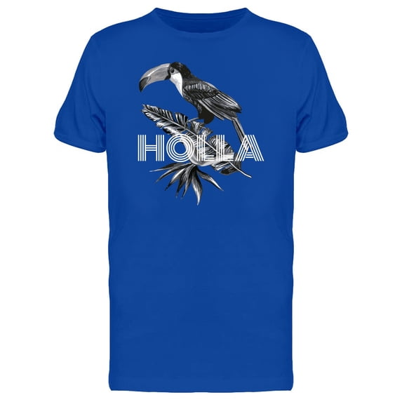 Exotic Toucan Sitting On Palm T-Shirt Men -Image by Shutterstock, Male XX-Large