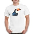 thumbnail image 1 of Exotic Toucan T-Shirt Men -Annie Warren Designs, Male Medium, 1 of 4