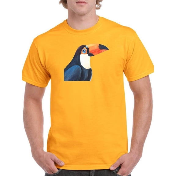 Exotic Toucan T-Shirt Men -Annie Warren Designs, Male XX-Large