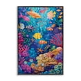 thumbnail image 1 of Stupell Industries Exotic Tropic Life Fish Black Framed Giclee Art, design by LSR Design Studio, 18 x 12, 1 of 8