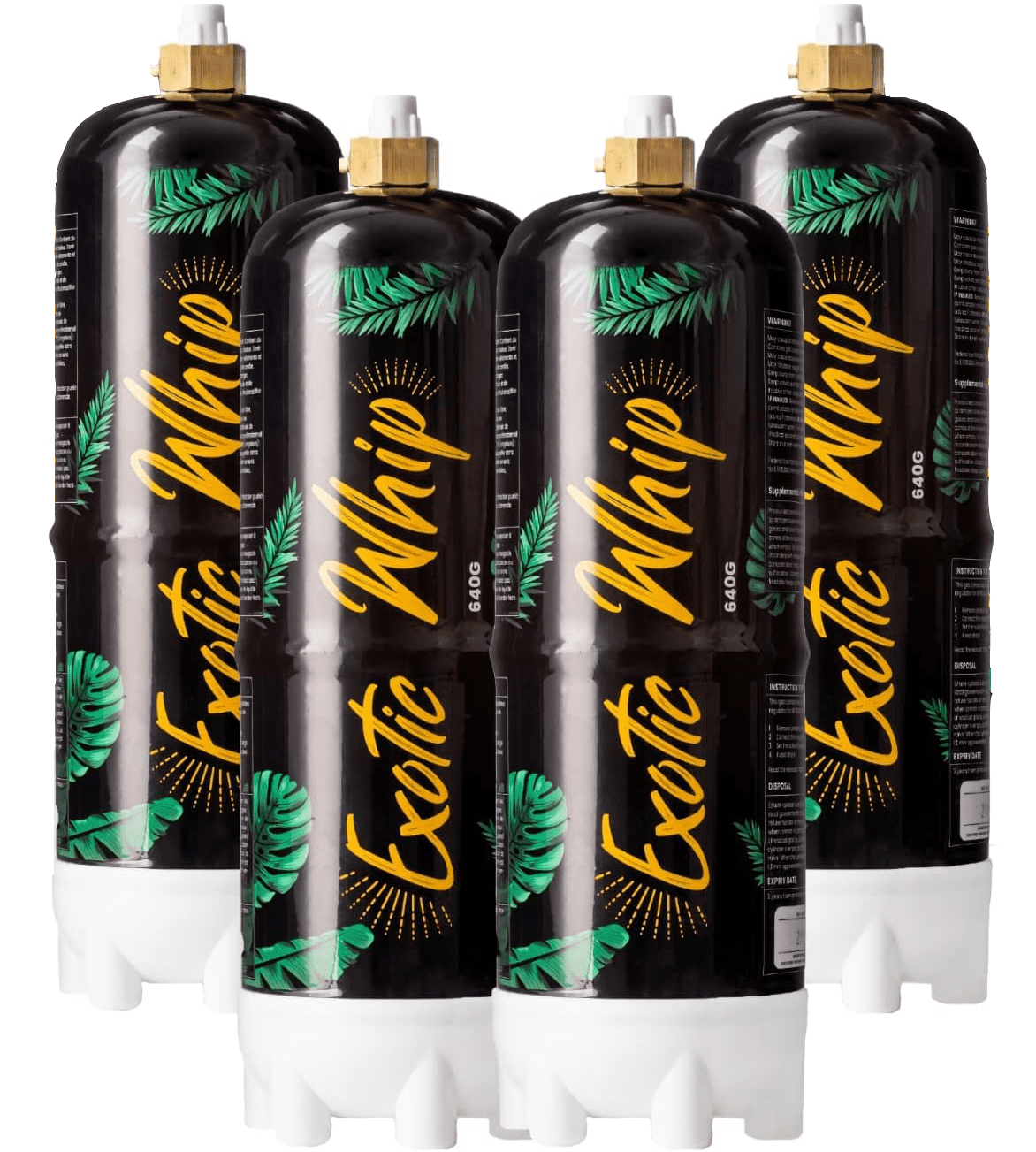 Exotic Whip Cream Chargers 640G Disposable Nitrous Oxide Tank for