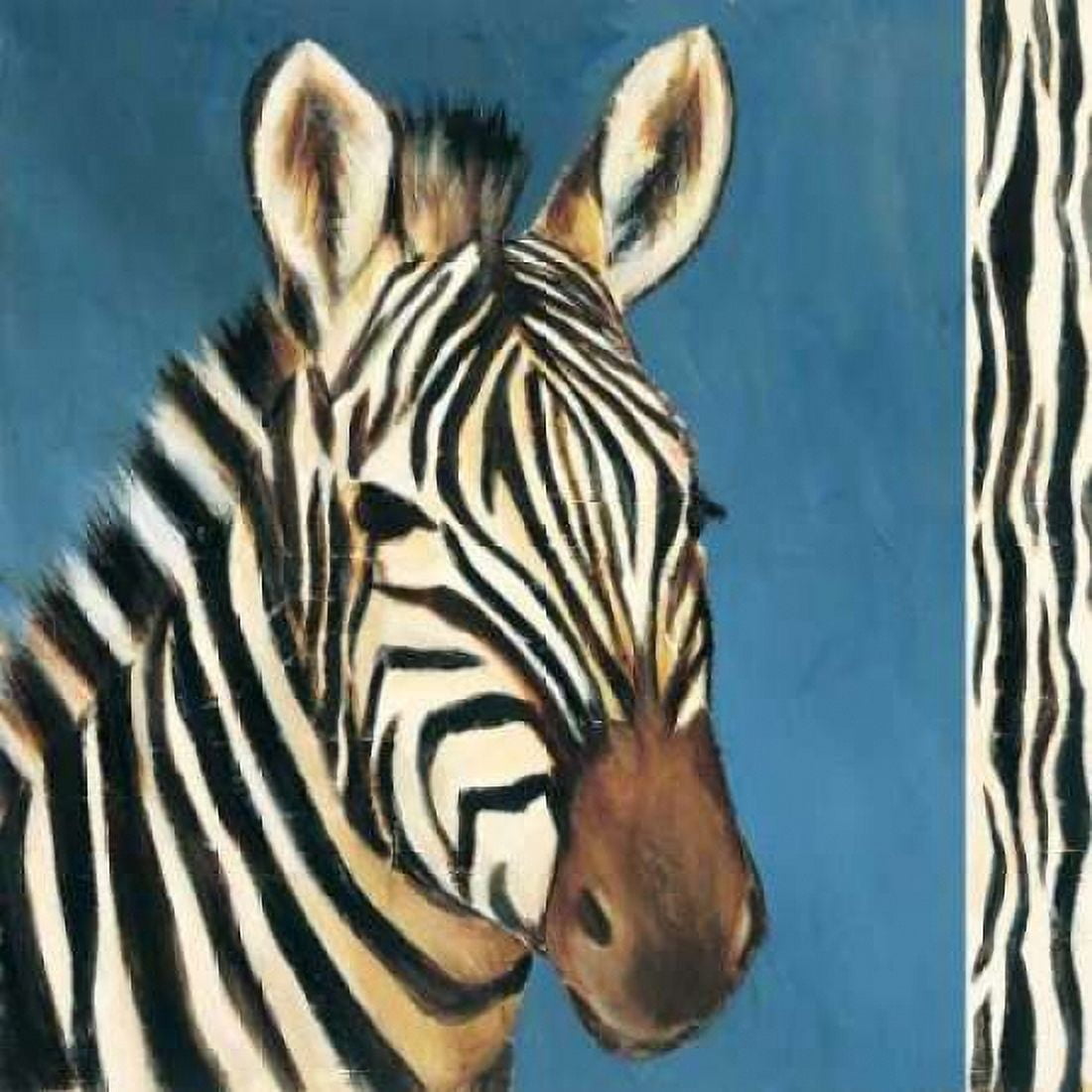 Exotic Zebra Canvas Art - Tara Gamel (24 x 24)