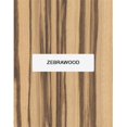Exotic Zebrawood Fingerboard/Fretboard Blank for Guitar, Suitable