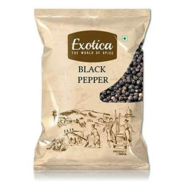 Exotica Fresh / Natural Whole Black Pepper Indian Spice Kali Mirch