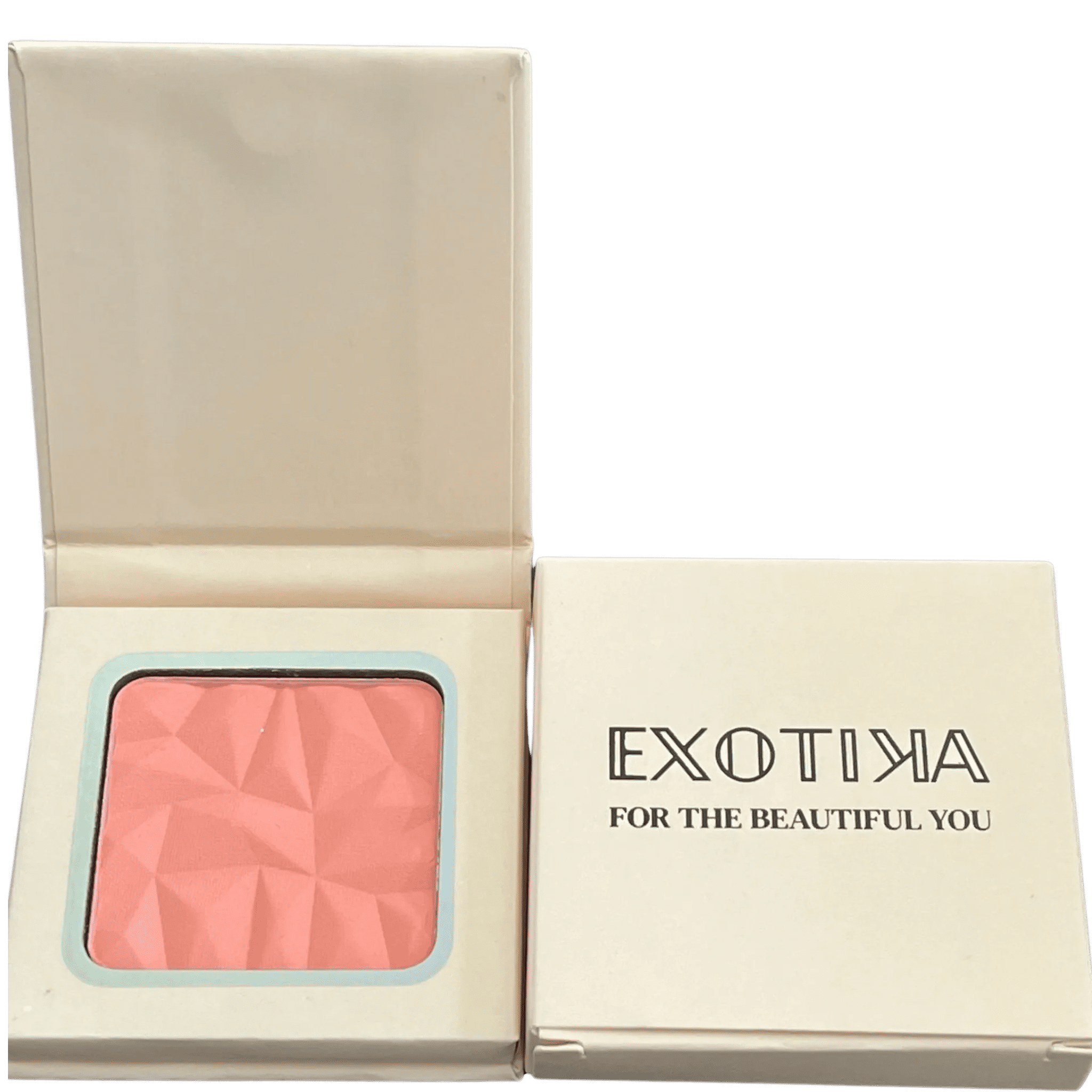 Exotika Beauty Coral Pink Powder Blush Fiji