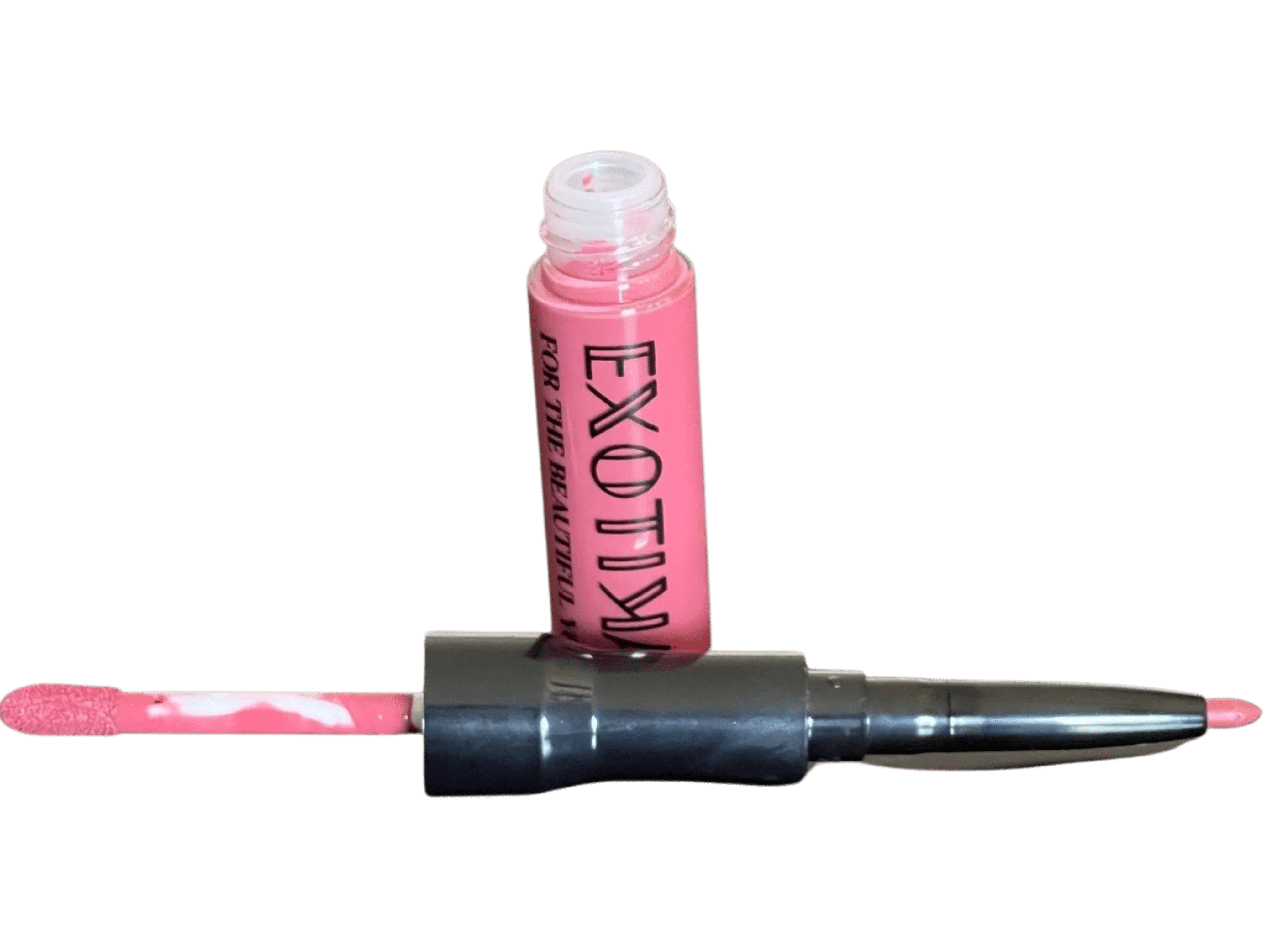 Exotika Beauty Pink Lipstick Lipliner Duo Night Out Transfer Proof