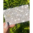 thumbnail image 1 of Exotix Card Shiny Novelty Vinyl Credit Card Skin Cover, Silver, 1 of 5