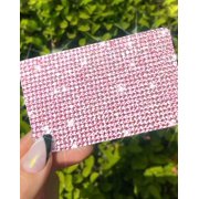 ExotixCard The Original Drill Rhinestone Reflective Sticker Ultra Bling Debit - Credit Card Skin Shiny Removable Cover Especially Bright Back Information, No Bubble, Use By TAP