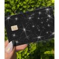 thumbnail image 1 of ExotixCard The Original Reflective Sticker Ultra Bling Debit - Credit Card Skin Shiny Removable Cover Especially Bright Back Information, No Bubble, Waterproof Card Cover Pink Hot, 1 of 3