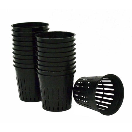 Exotower Hydroponic Net Cups - Net Pots for Plants - Hydroponic Plant Container Netted Pots for Bigger and Healthier Roots