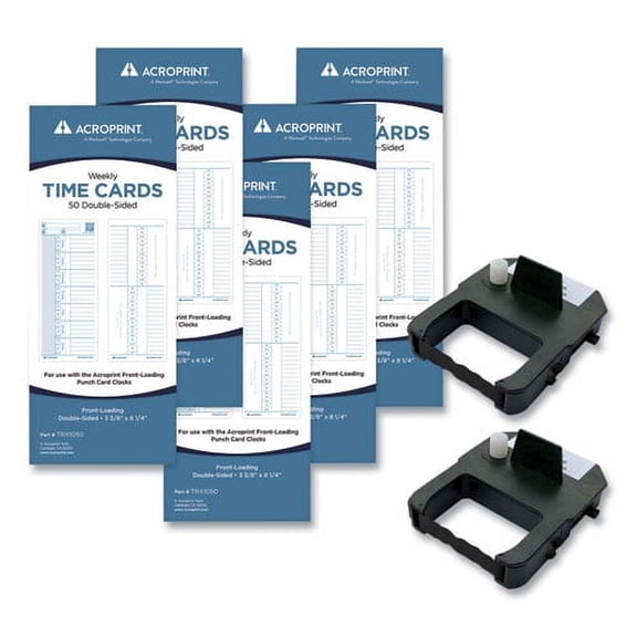 Exp250 Accessory Bundle, Weekly, Two Sides, 3.38 X 8.25 | Bundle of 2