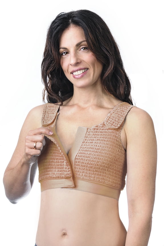 Medical Compression Bra, X-Large / Beige