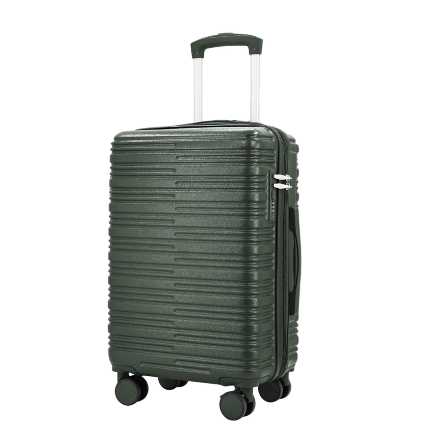 Expandable 20-inch Carry-on Hardside Luggage with 360° Spinner Wheels and Combo Lock