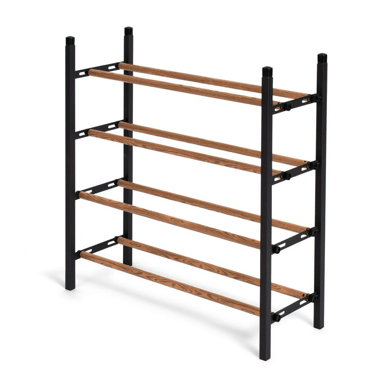 https://i5.walmartimages.com/seo/Expandable-4-Tier-Metal-Shoe-Rack-Organizer-for-Entryway-and-Closet-Floor-Black-Brown-24-x-9-x-27-in_e90622eb-e04f-4e20-8e7a-c27134c980ec.48c87190ecebcc56e83856c4e1d27adf.jpeg?odnHeight=768&odnWidth=768&odnBg=FFFFFF