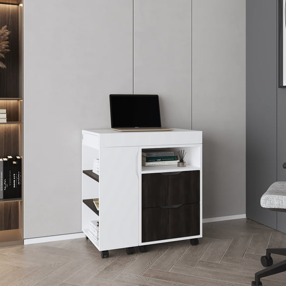 Expandable 54" Wide Desk in Multi-Color | Perfect for Decorating and Organizing | Enjoy a Modern Workspace