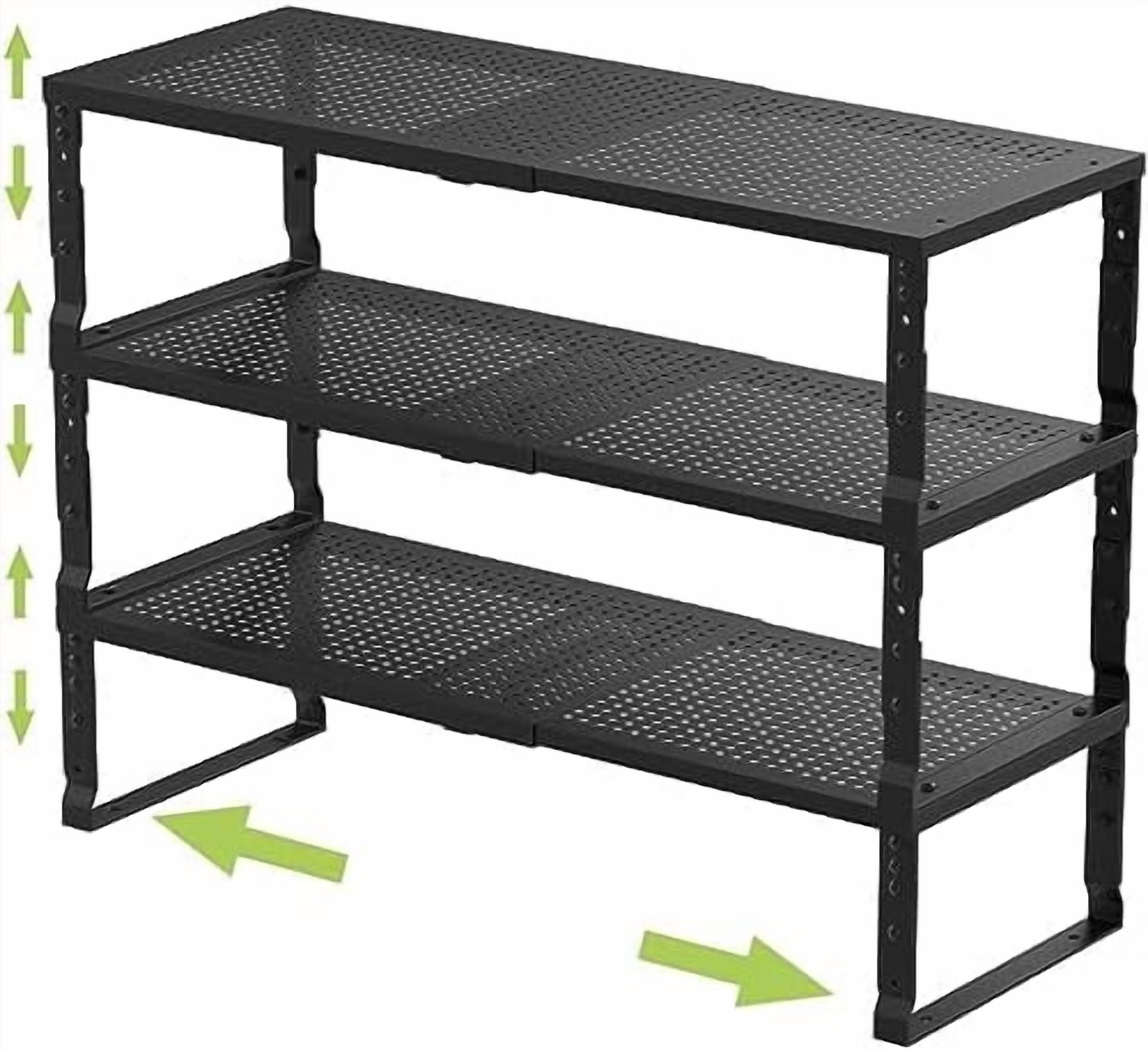 Expandable Adjustable Stackable Kitchen Organizer, Spice Rack,Metal ...