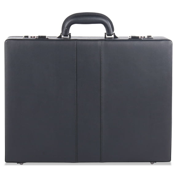 Expandable Attache Case, 13 x 3.5 x 18, Black