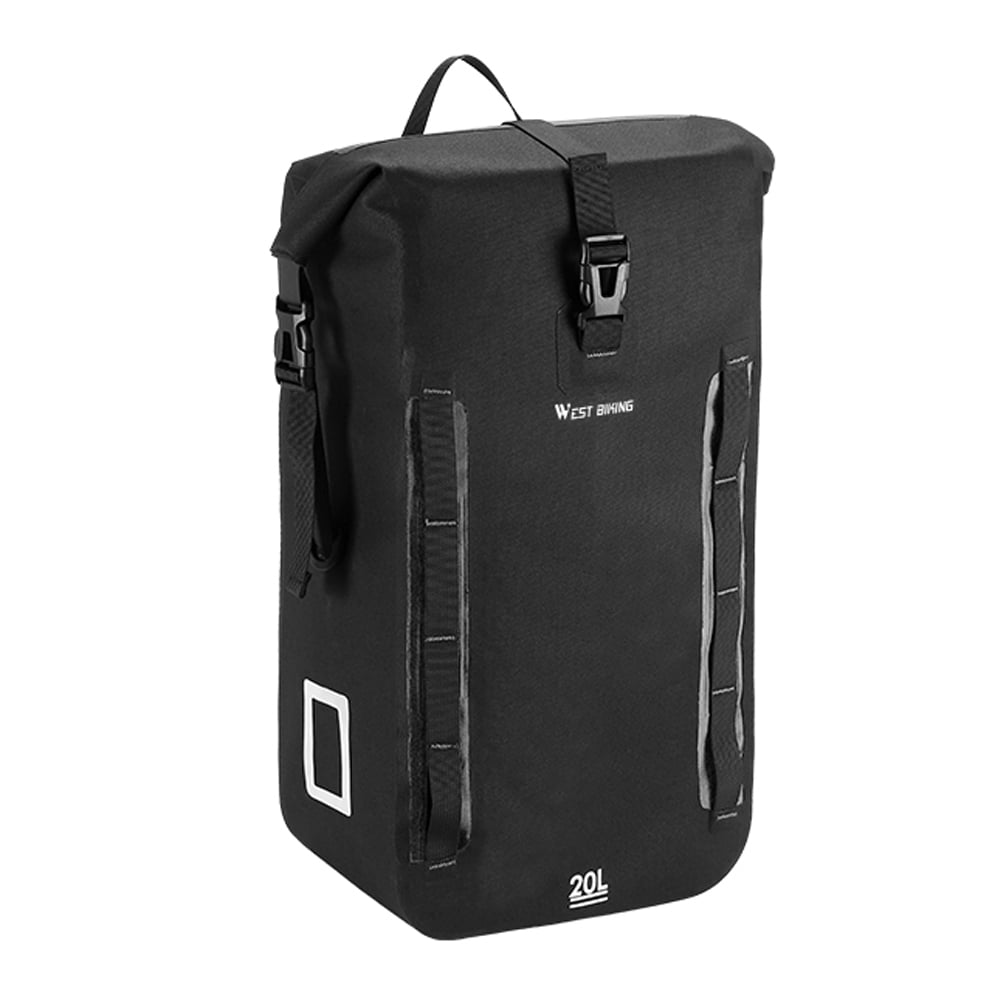 Expandable Bicycle Rear Seat Storage Bag Large Capacity Bike Rack