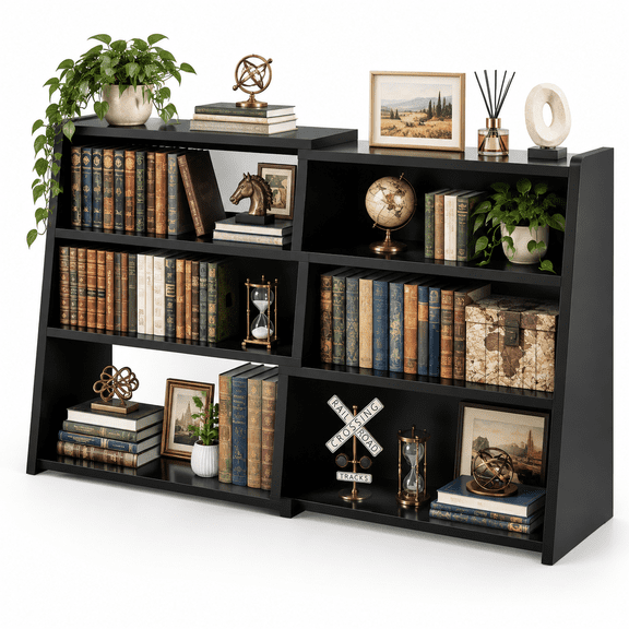 Expandable Bookshsmall Short Corner Bookcase For Spaces