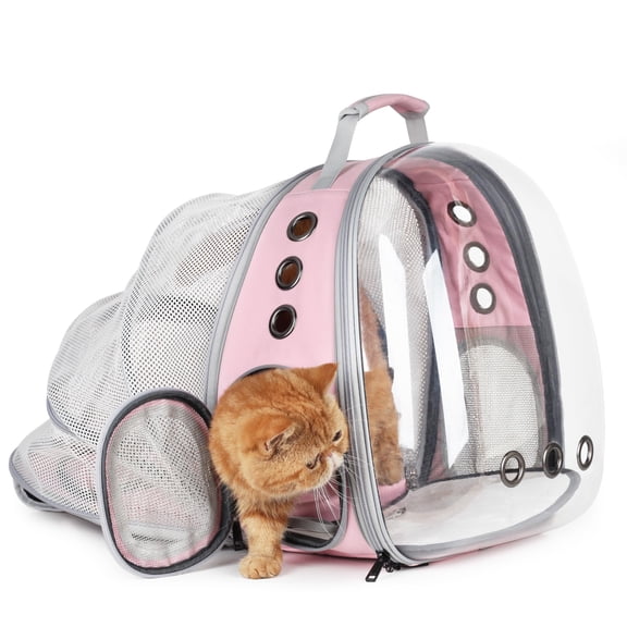 Expandable Bubble Pet Backpack, Airline Approved for Cats Small Dogs Up to 16lbs