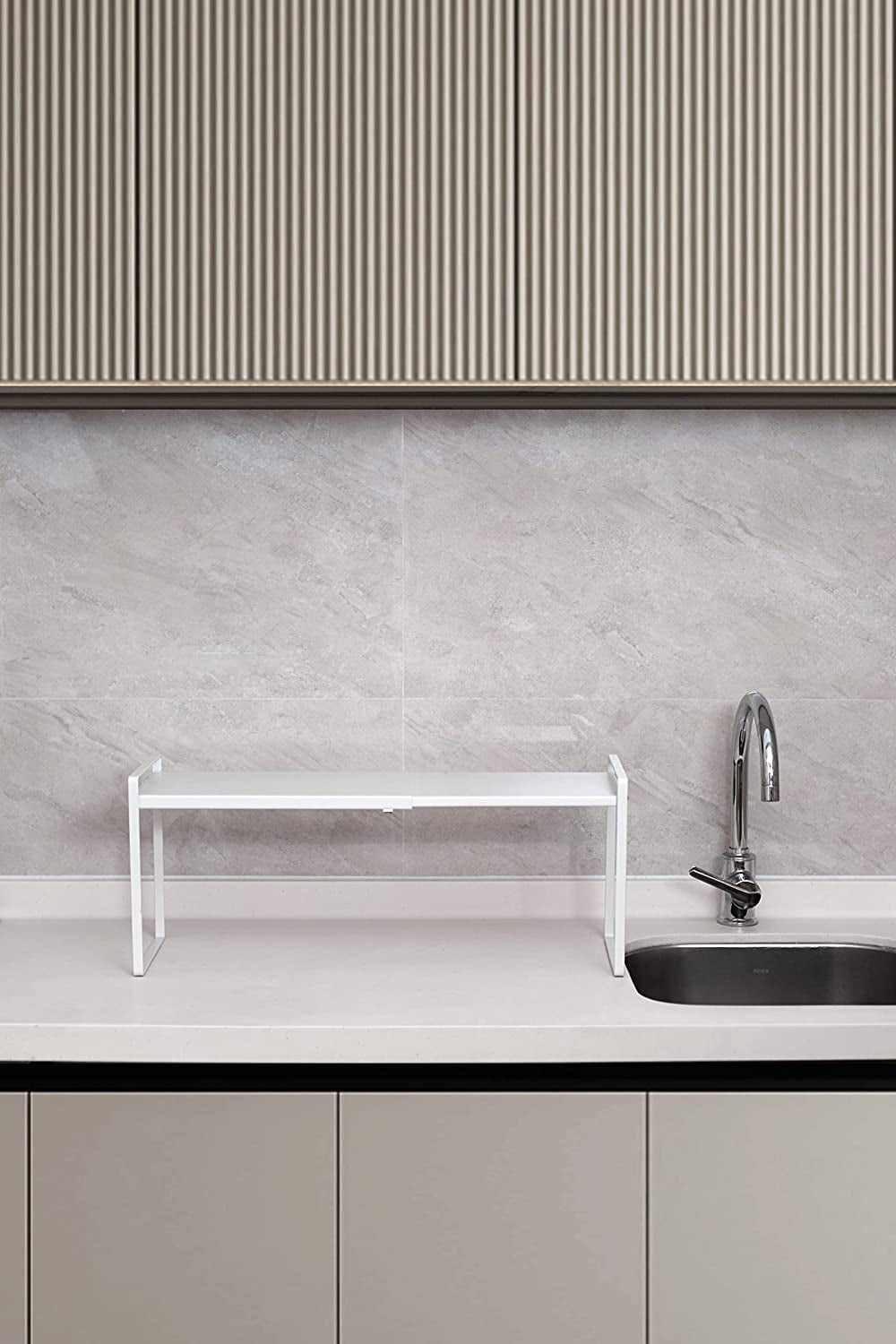 Expandable Cabinet Shelf Organizer Riser for Kitchen Pantry Cupboard ...