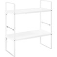 Expandable Shelf Organizer, Stackable Kitchen Pantry Counter