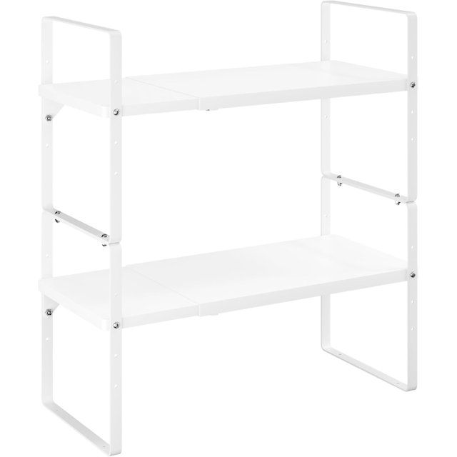 Expandable Shelf Organizer, Stackable Kitchen Pantry Counter