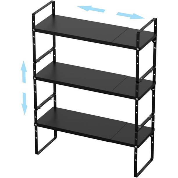 Expandable Shelf Rack, Cupboard Stand Spice Rack Cupboard