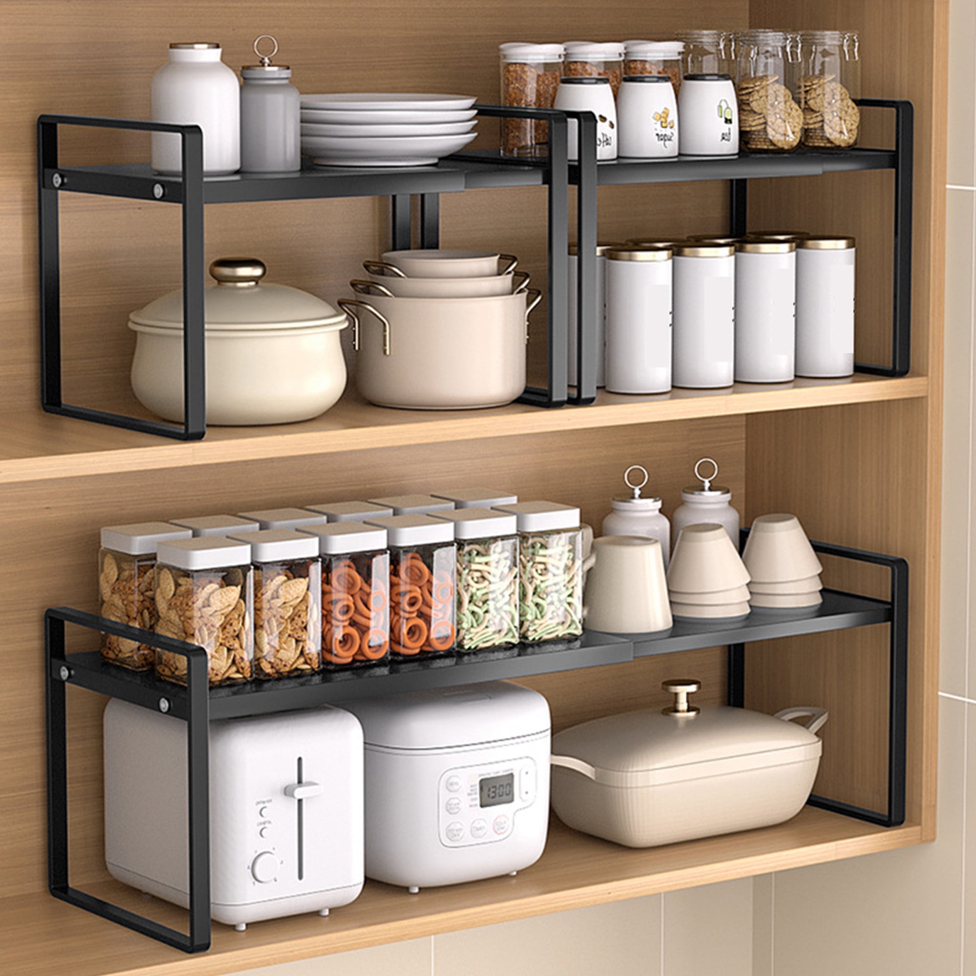 Expandable cabinet spice rack sale