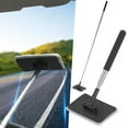 thumbnail image 1 of Expandable Car Windshield Cleaner Tool with Microfiber Pads - 180° Rotating Head, Retractable Aluminum Alloy Pole (24.5-100cm), Interior/Exterior Window Cleaning Brush for Auto & Home Use, 1 of 9