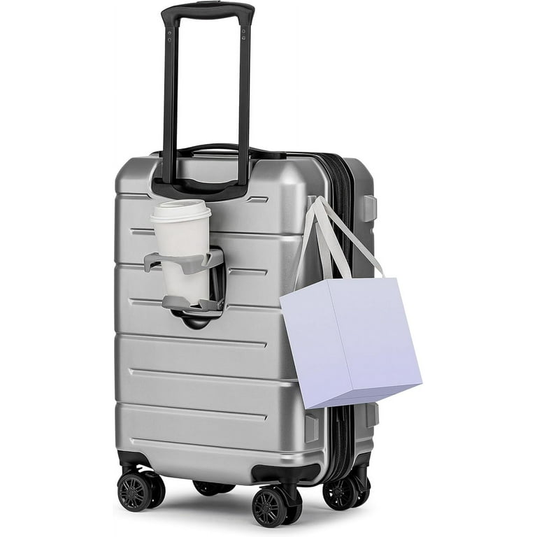 Expandable Carry On Luggage 22x14x9 Airline Approved,20 Inch Hard