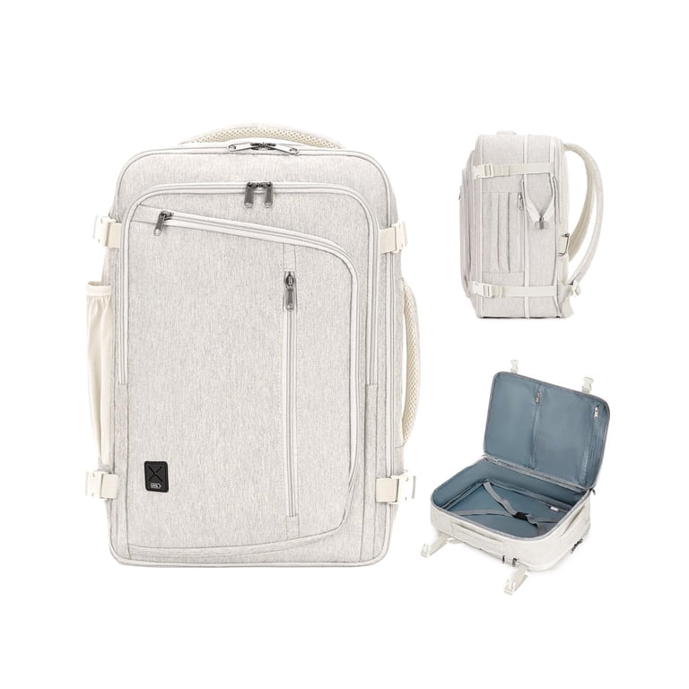 best travel backpack for spirit WANDF Personal Item Bag 17x10x9, Carry On Laptop (Black) Spirit Airlines Best Personal Item