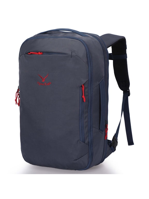 Expandable Carry-On Travel Backpack (40L) – Hynes Eagle – Navy
