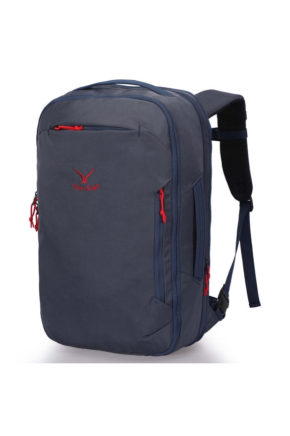 Expandable Carry-On Travel Backpack (40L) – Hynes Eagle – Navy